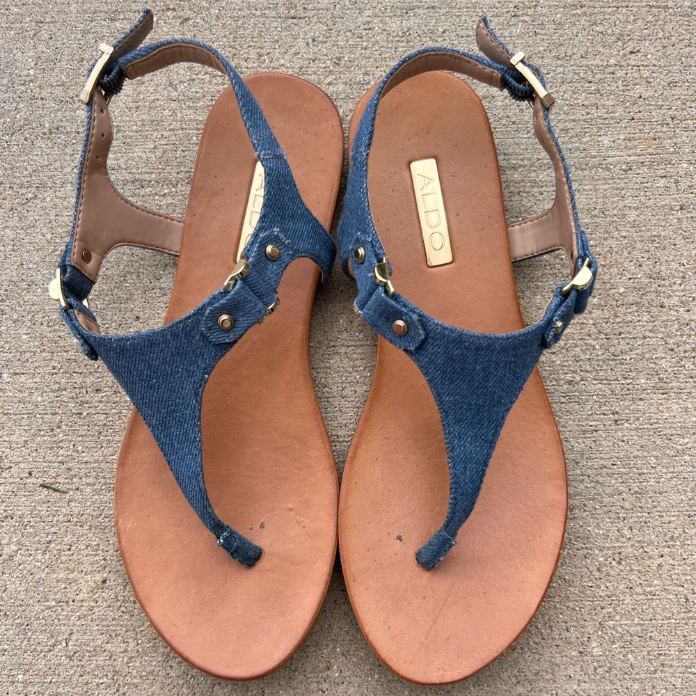 denim sandals